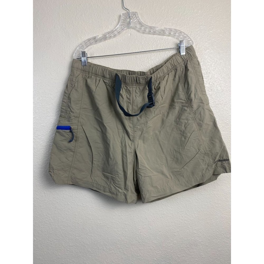 Columbia Omni Shade 9" Shorts Men size XL Outdoor Hiking Nylon Blend Performance